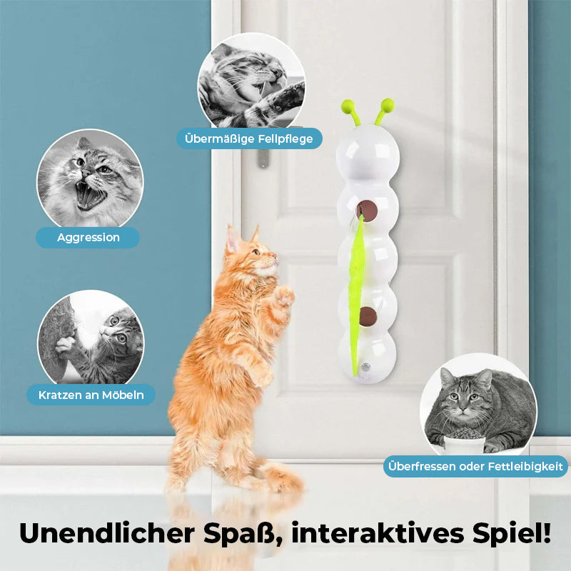 Interaktives elektrisches Katzenspielzeug „Raupe“