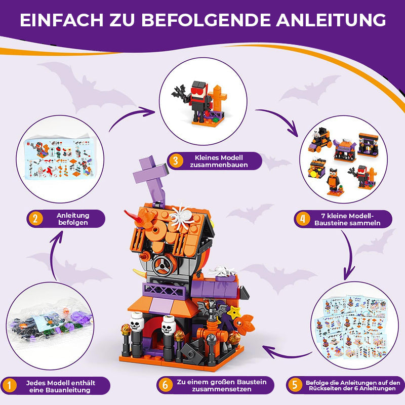Halloween-Baustein-Überraschungsbox