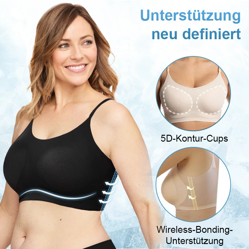 Ultradünner, nahtloser Kühl-BH aus Eisseide
