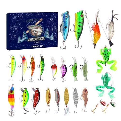 【Bis Zu 60% Rabatt】Vorverkauf>>24 Tage Weihnachts-Countdown Fischzubehör-Set