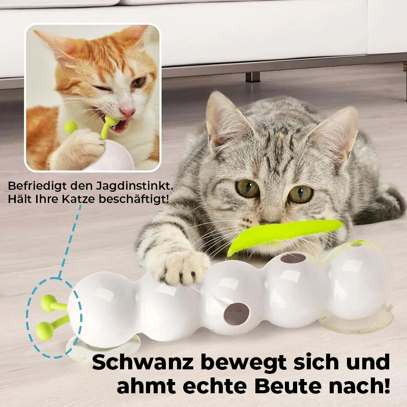 Interaktives elektrisches Katzenspielzeug „Raupe“