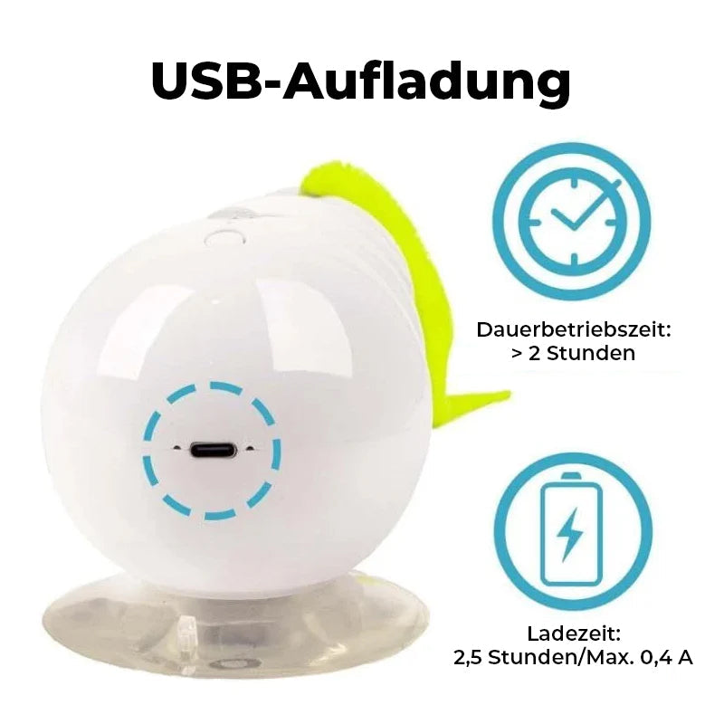 Interaktives elektrisches Katzenspielzeug „Raupe“
