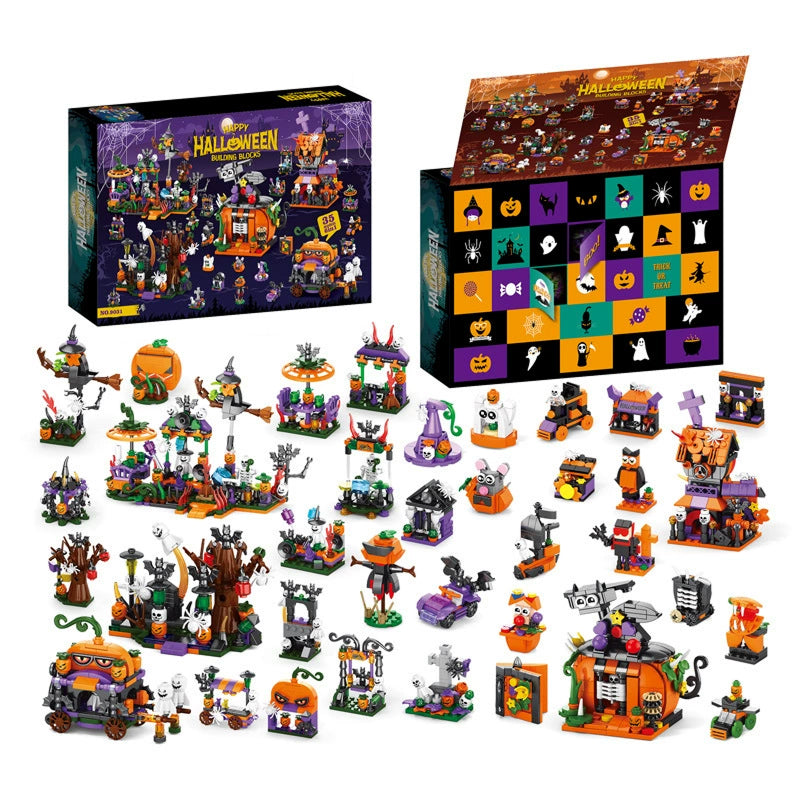 Halloween-Baustein-Überraschungsbox