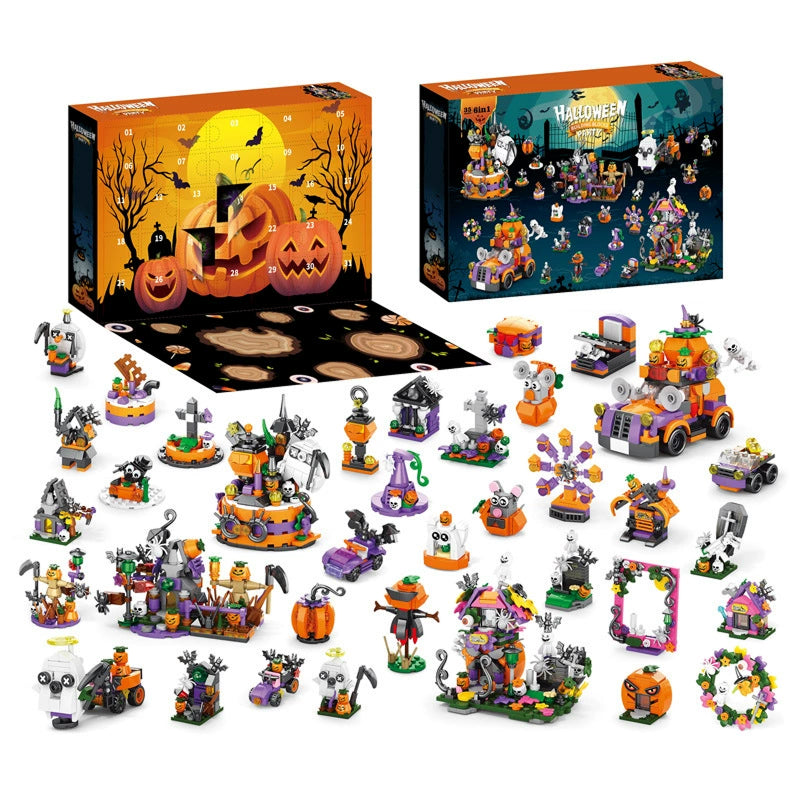 Halloween-Baustein-Überraschungsbox