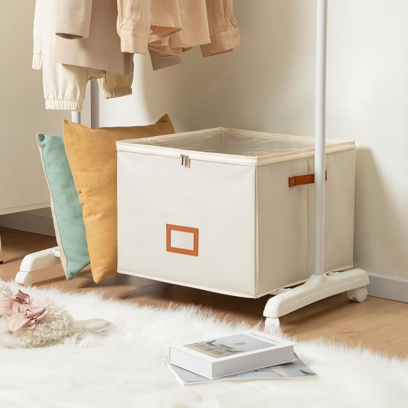 Zusammenklappbare Schuh-Organizer-Box mit transparentem Deckel
