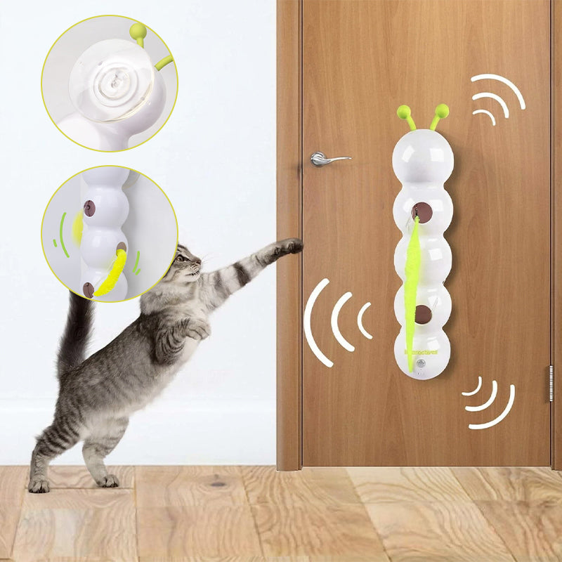 Interaktives elektrisches Katzenspielzeug „Raupe“