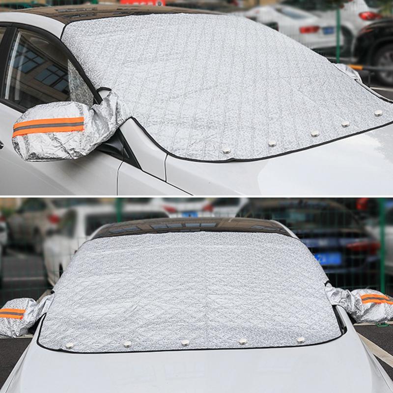 WOWCOR Magnetischer Sonnenschutz für Auto, Auto Windschutzscheibe