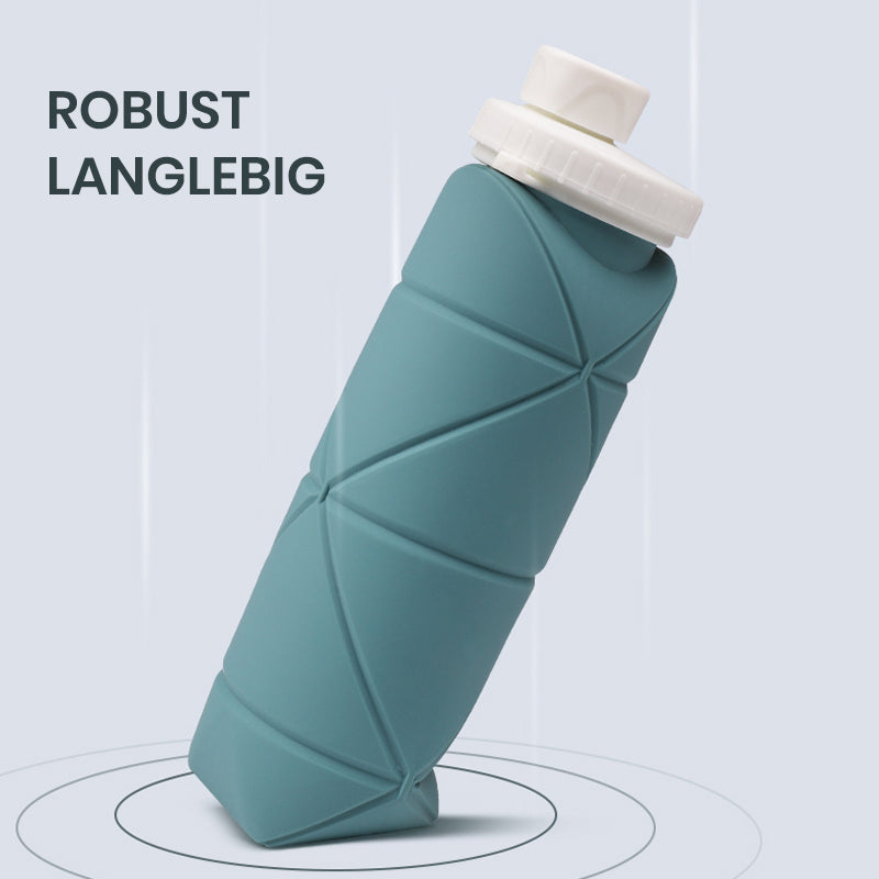 Faltbare Wasserflasche aus Silikon